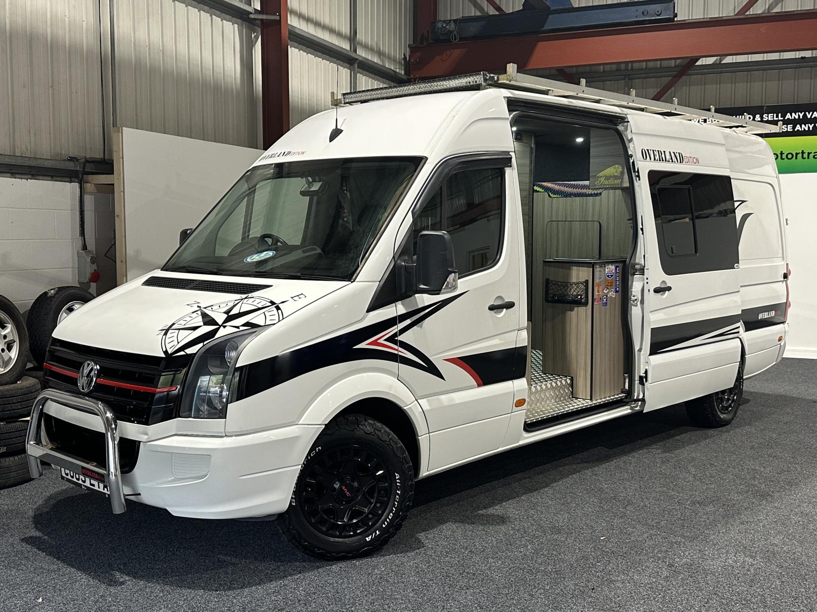 Volkswagen Crafter Motorhome Race Van Camper Van Converted 2.0 TDI CR35 Camper Van Race Van Conversion Diesel Manual L3 H3 (226 g/km, 134 bhp)