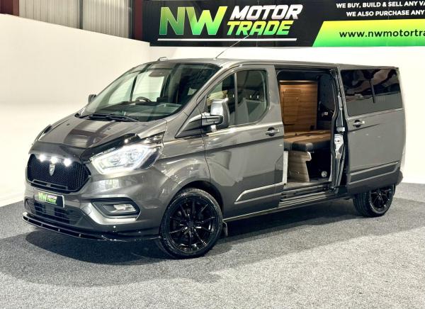 Ford Transit Custom Camper Van Motorhome LWB Automatic 2.0 TDCi 290 Limited Camper Van Diesel Automatic L2 LWB (157 g/km, 128 bhp)